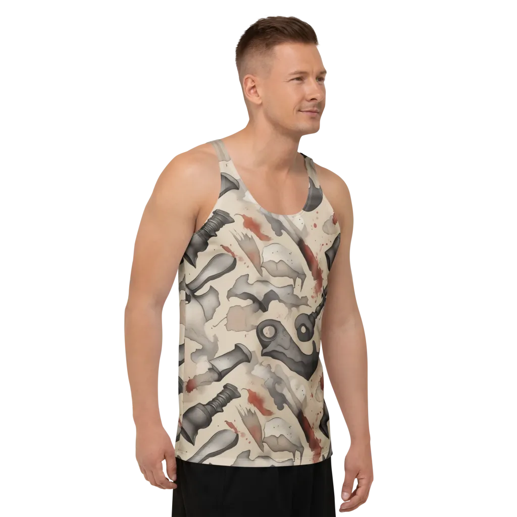 Ink And Iron on Men's Tank Top — Right Front