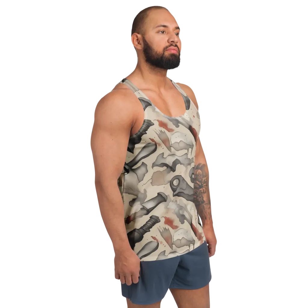 Ink And Iron on Men's Tank Top — Right Front
