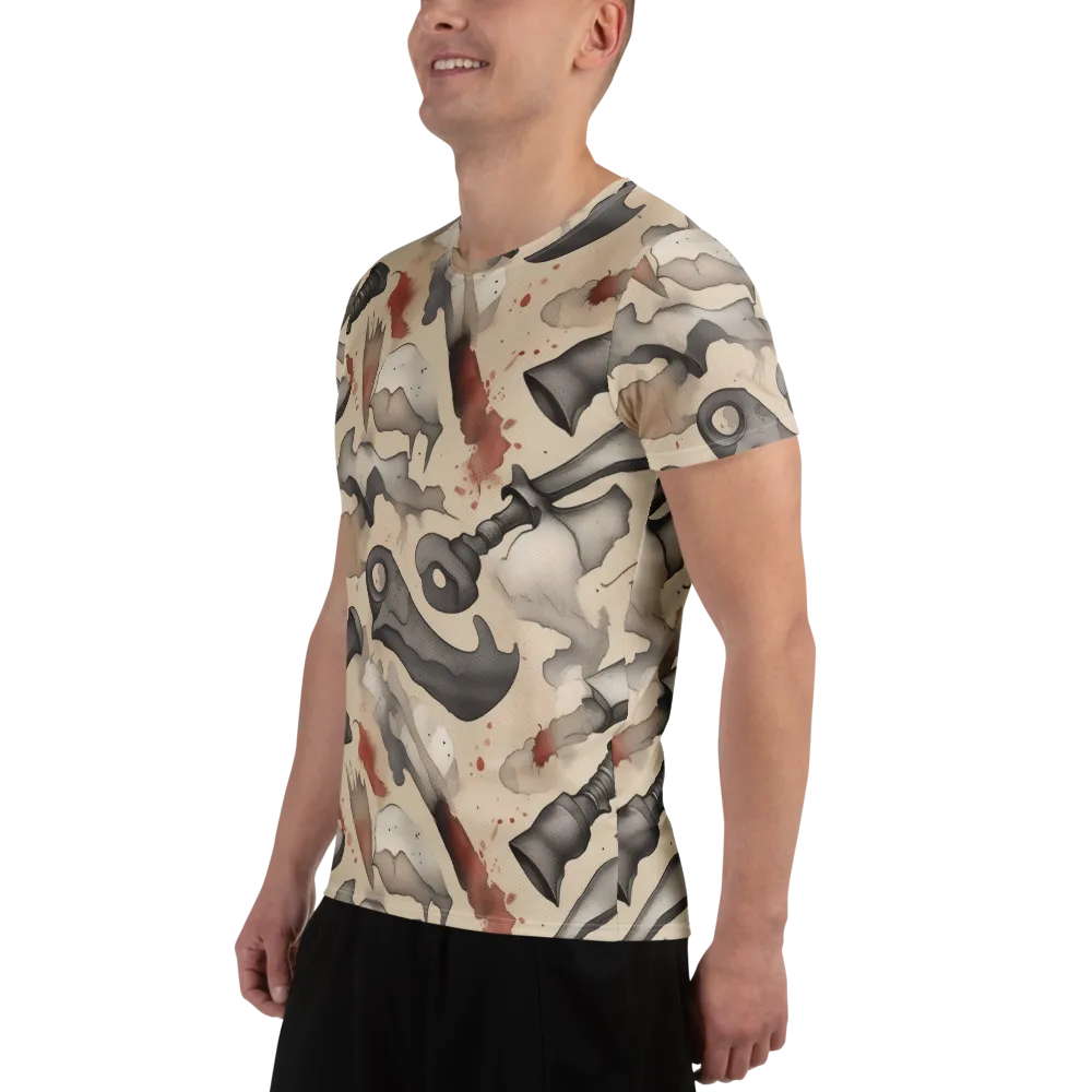 Ink And Iron on Men's Athletic T-Shirt — Left
