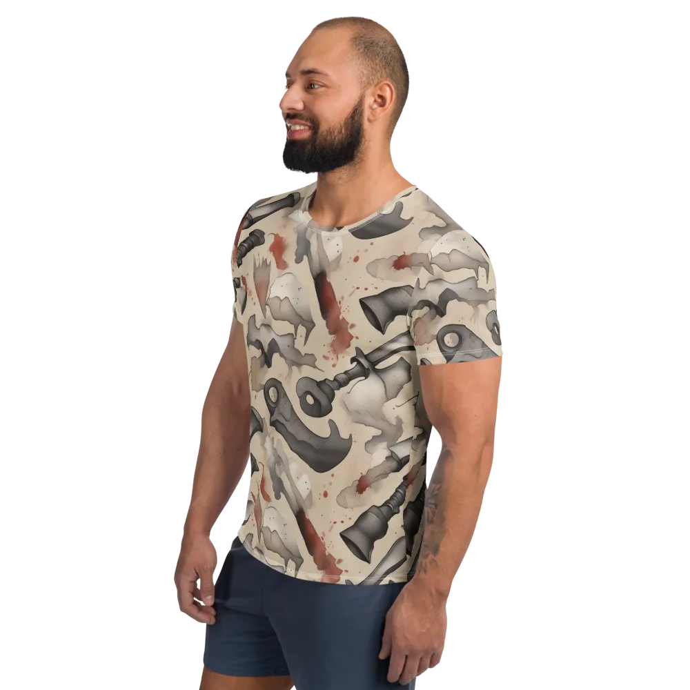 Ink And Iron on Men's Athletic T-Shirt — Left