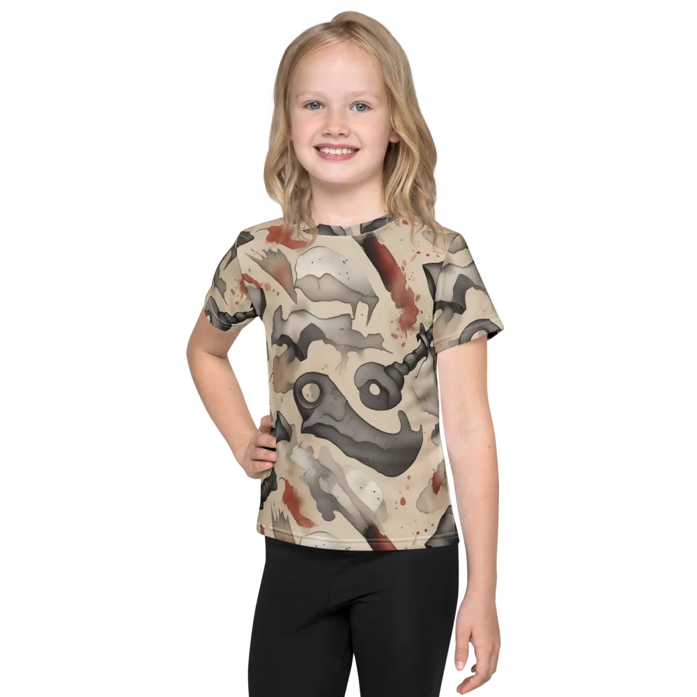 Ink And Iron on Kids Crew Neck T-Shirt — Front