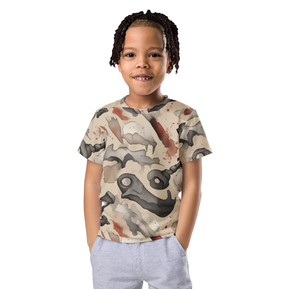 Ink And Iron on Kids Crew Neck T-Shirt — Front