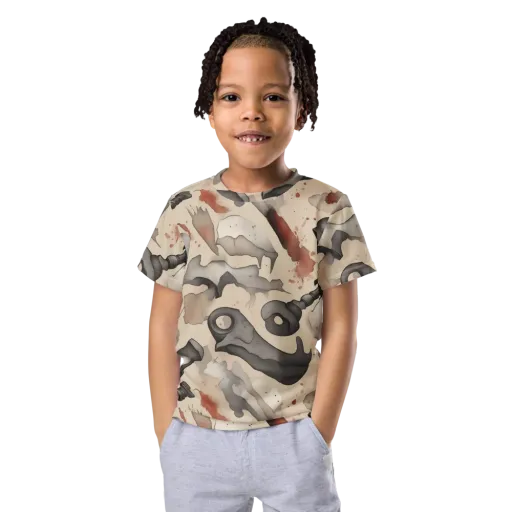 Ink And Iron on a Kids Crew Neck T-Shirt