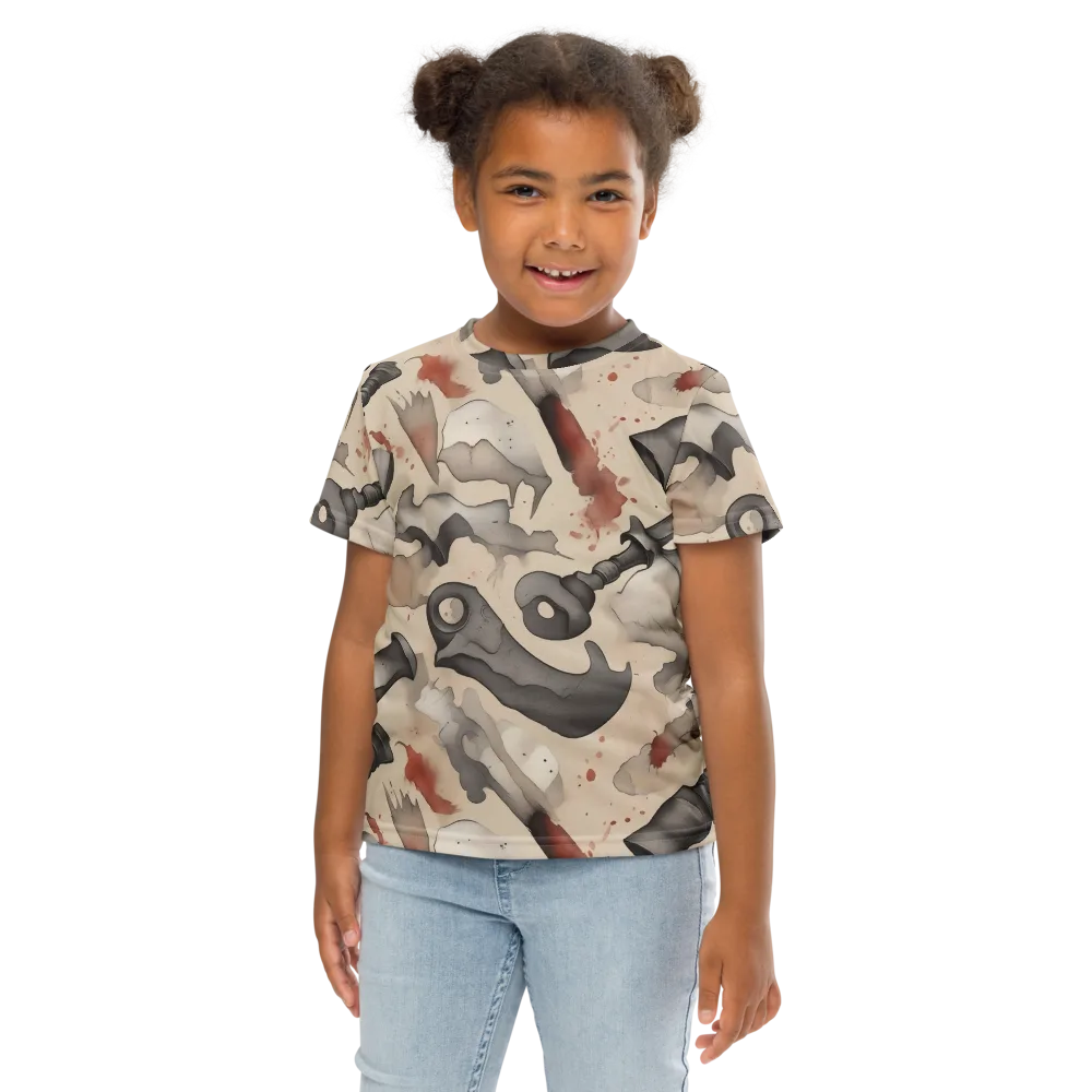 Ink And Iron on Kids Crew Neck T-Shirt — Front