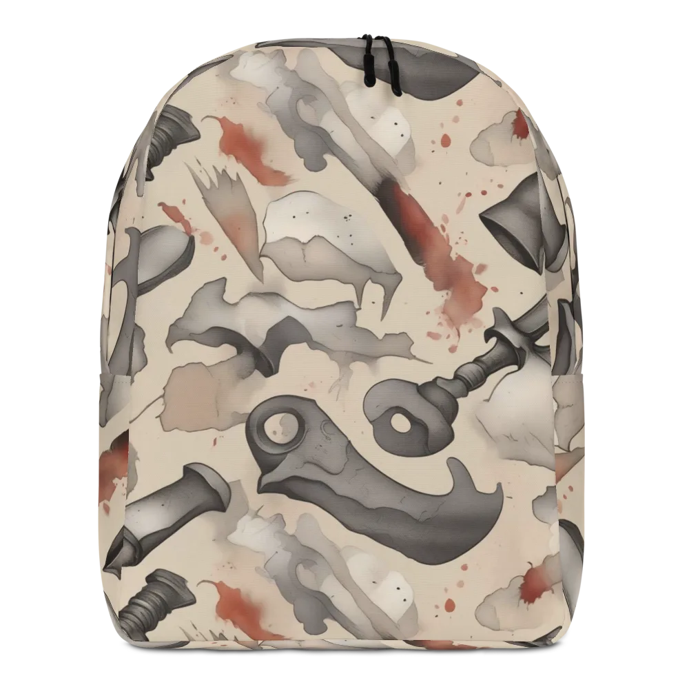 Ink And Iron on Minimalist Backpack — Front