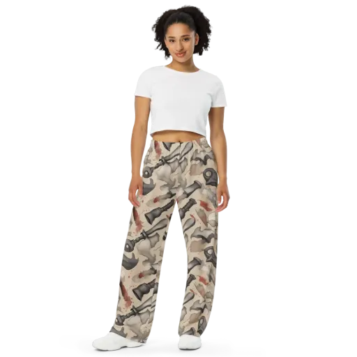 Ink And Iron on a Wide-Leg Pants