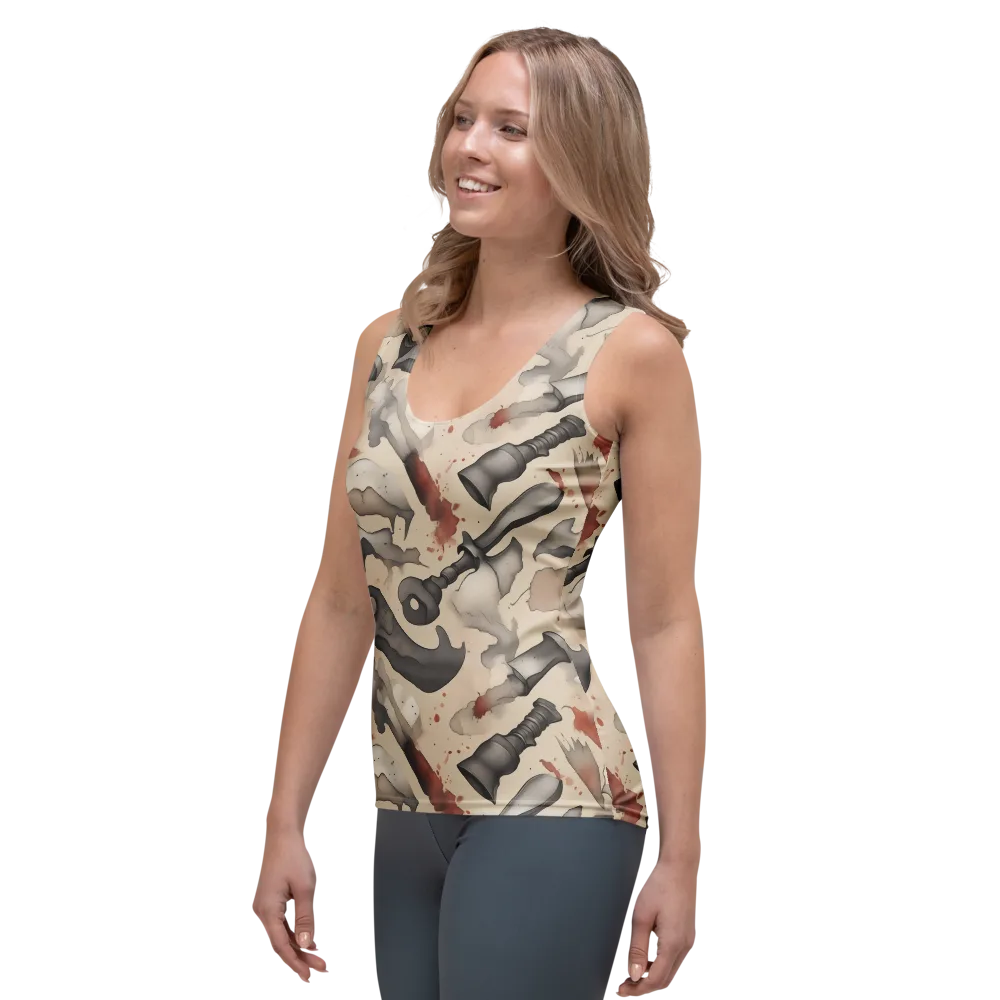 Ink And Iron on Women's Tank Top — Left Front