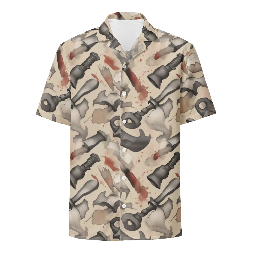 Ink And Iron on Button Shirt — Front