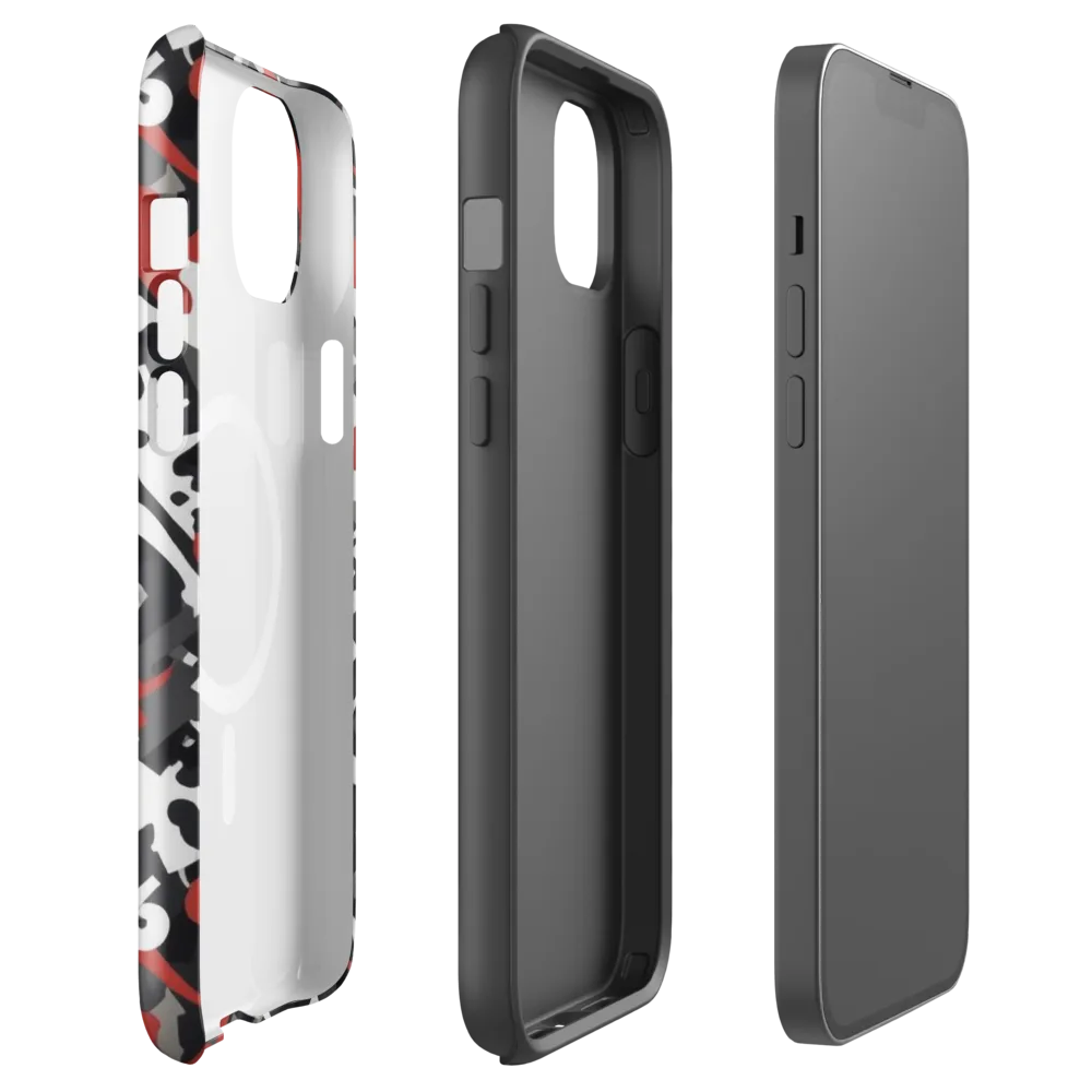 Riot Geometry on MagSafe Tough Case for iPhone® — Front