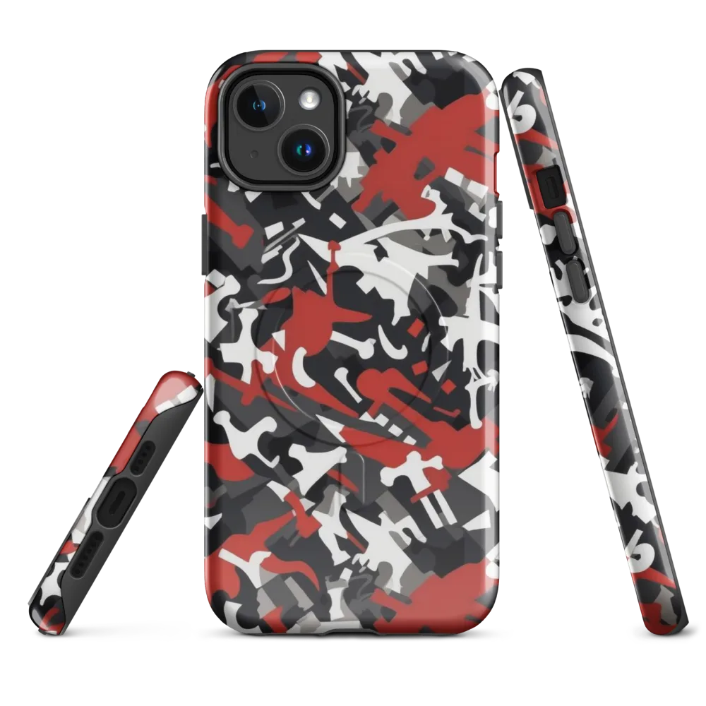 Riot Geometry on MagSafe Tough Case for iPhone® — Front