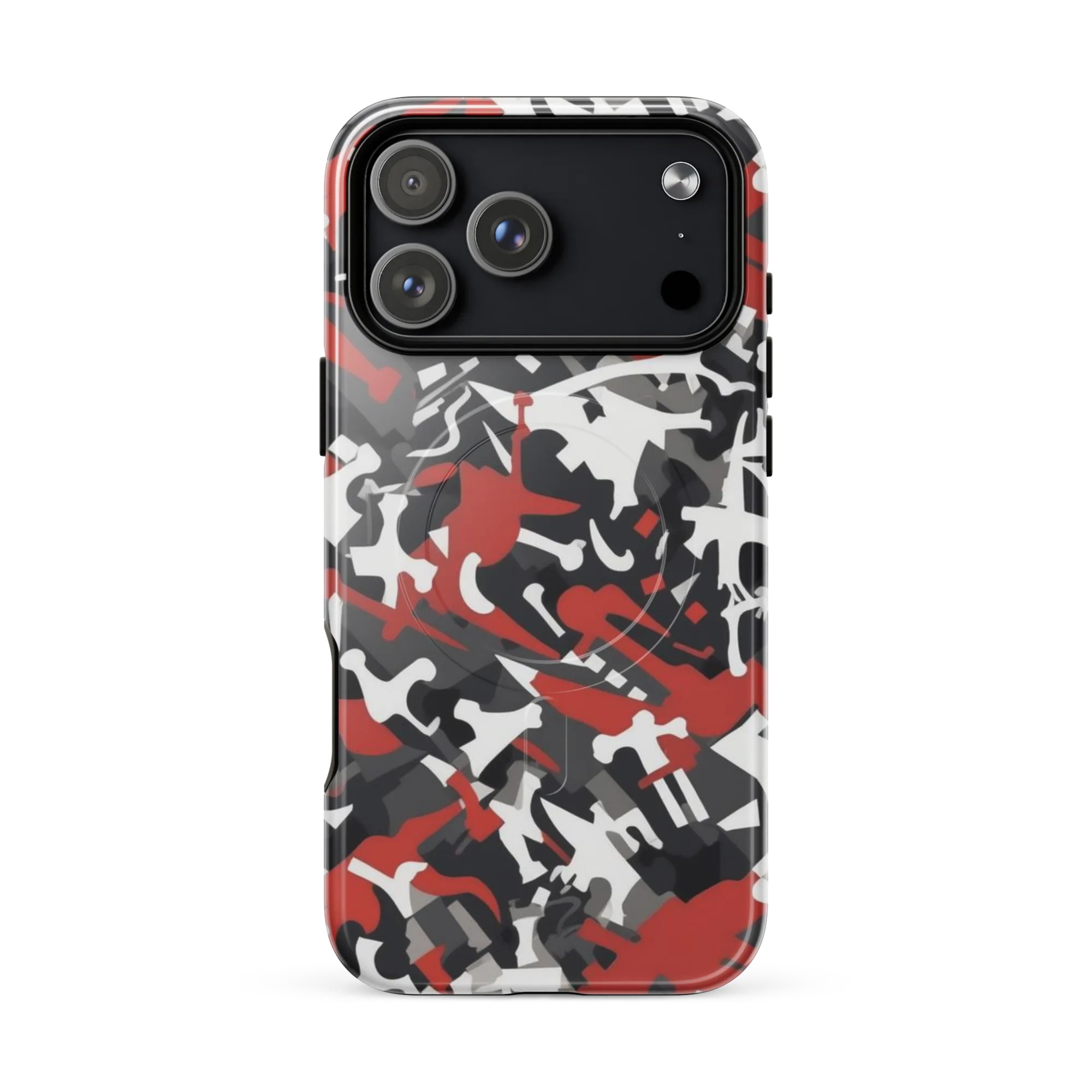 Riot Geometry on MagSafe Tough Case for iPhone® — Front