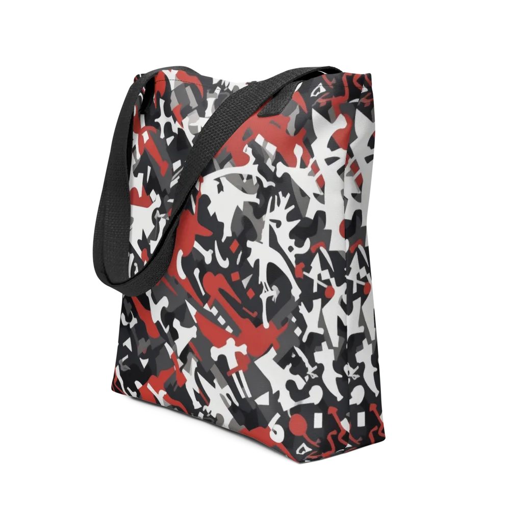 Riot Geometry on Tote Bag — Front