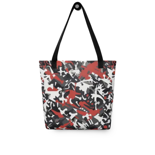 Riot Geometry on a Tote Bag