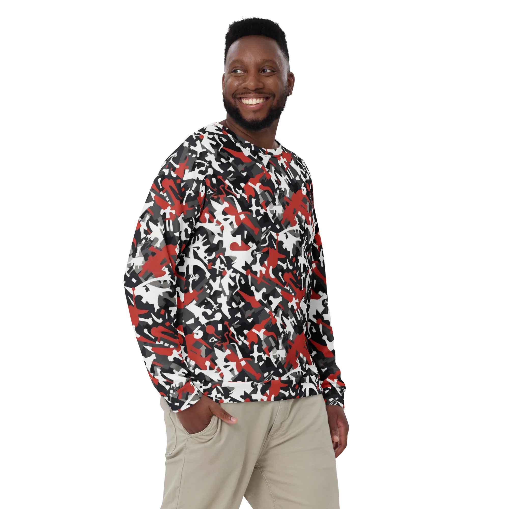 Riot Geometry on Sweatshirt — Front