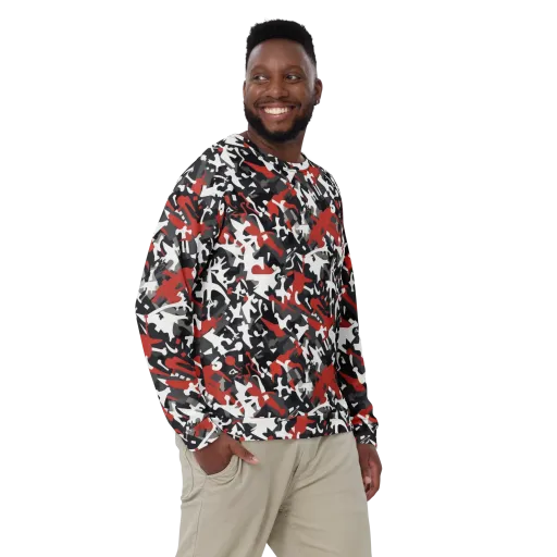 Riot Geometry on a Sweatshirt