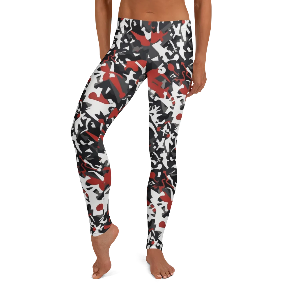 Riot Geometry on Leggings — Front
