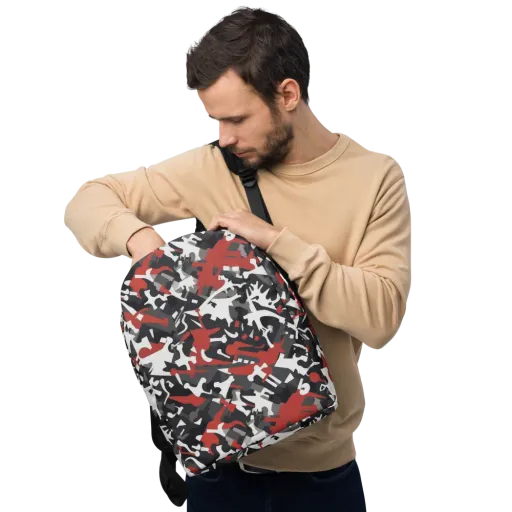 Riot Geometry on a Minimalist Backpack