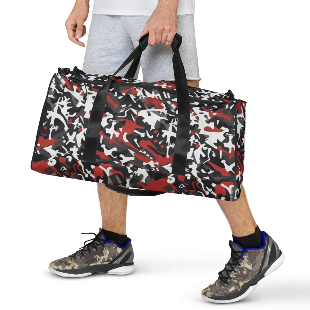 Riot Geometry on Duffle Bag — Front