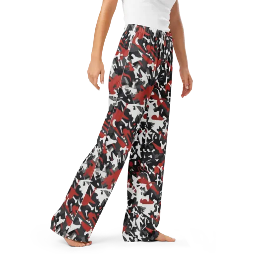 Riot Geometry on a Women's Pajama Pants