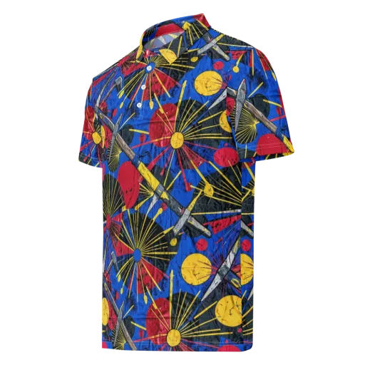 Strata Spark on a Men's Slim Fit Polo Shirt