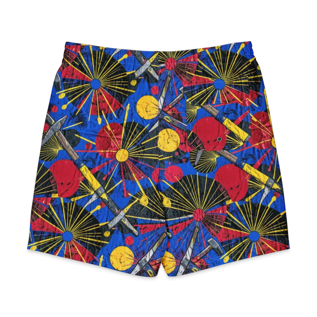 Strata Spark on Men's Board Shorts — Back
