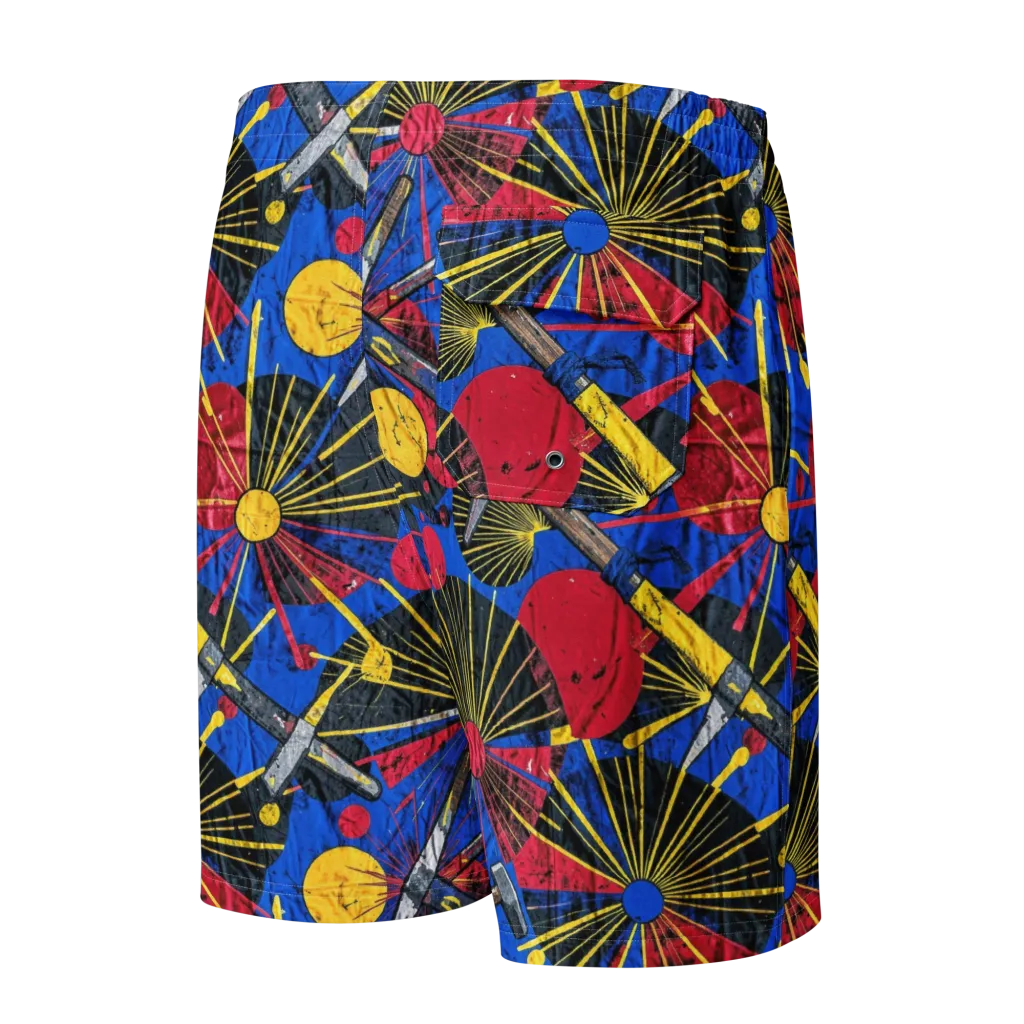 Strata Spark on Men's Board Shorts — Back