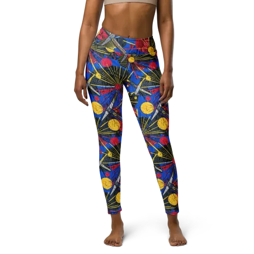 Strata Spark on a Yoga Leggings