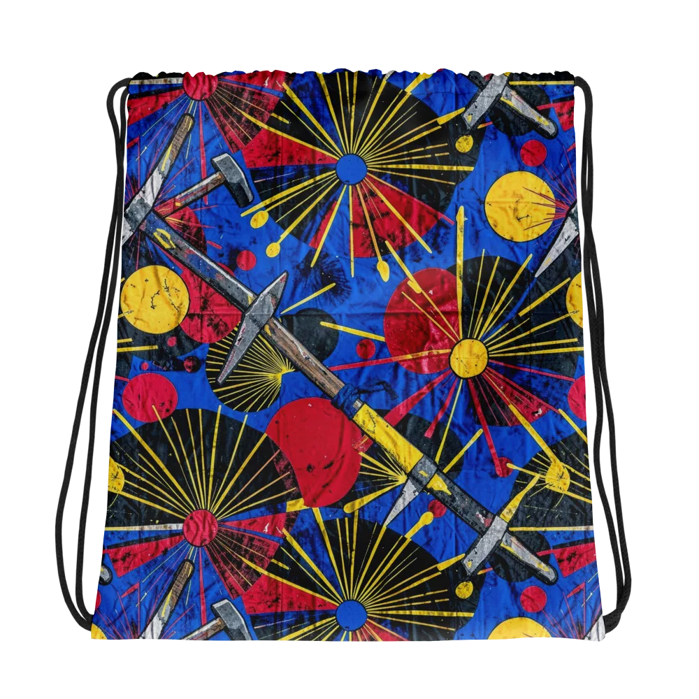 Strata Spark on Drawstring Bag — Photo