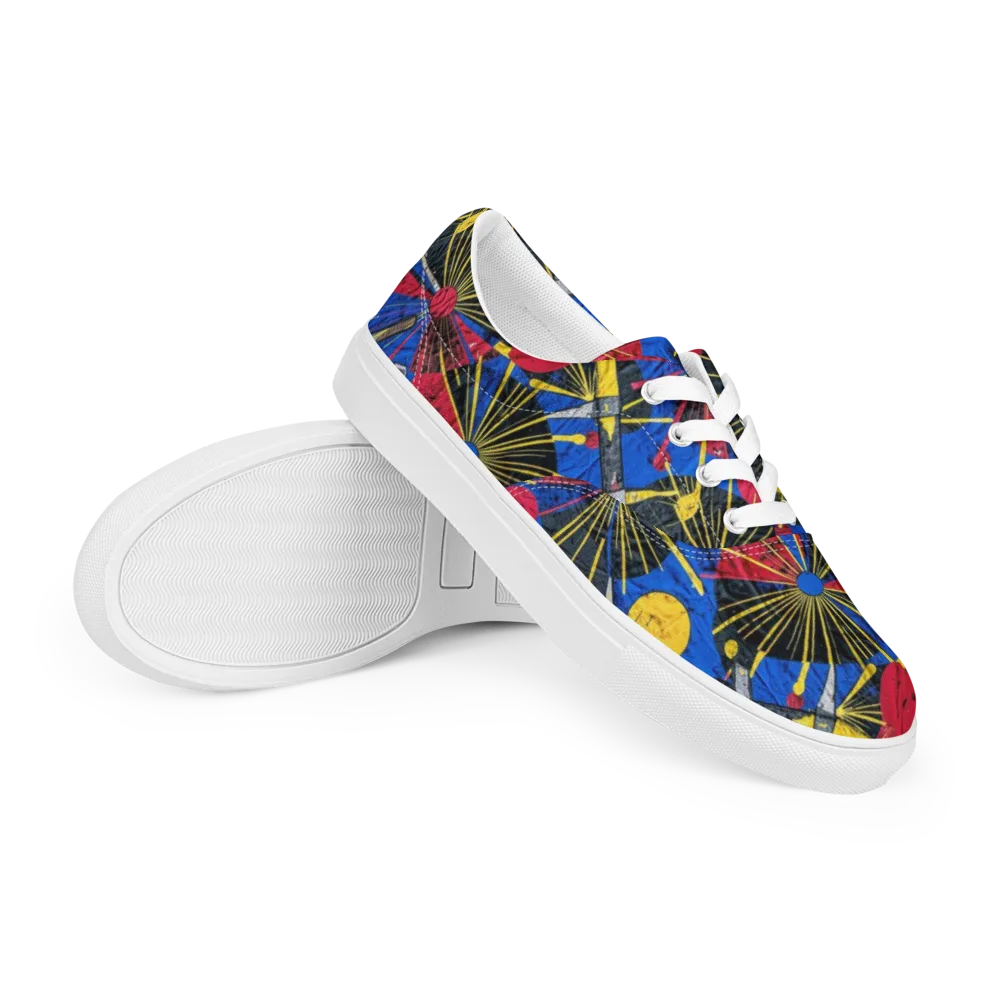Strata Spark on Men's Lace-Up Canvas Shoes — Right Front