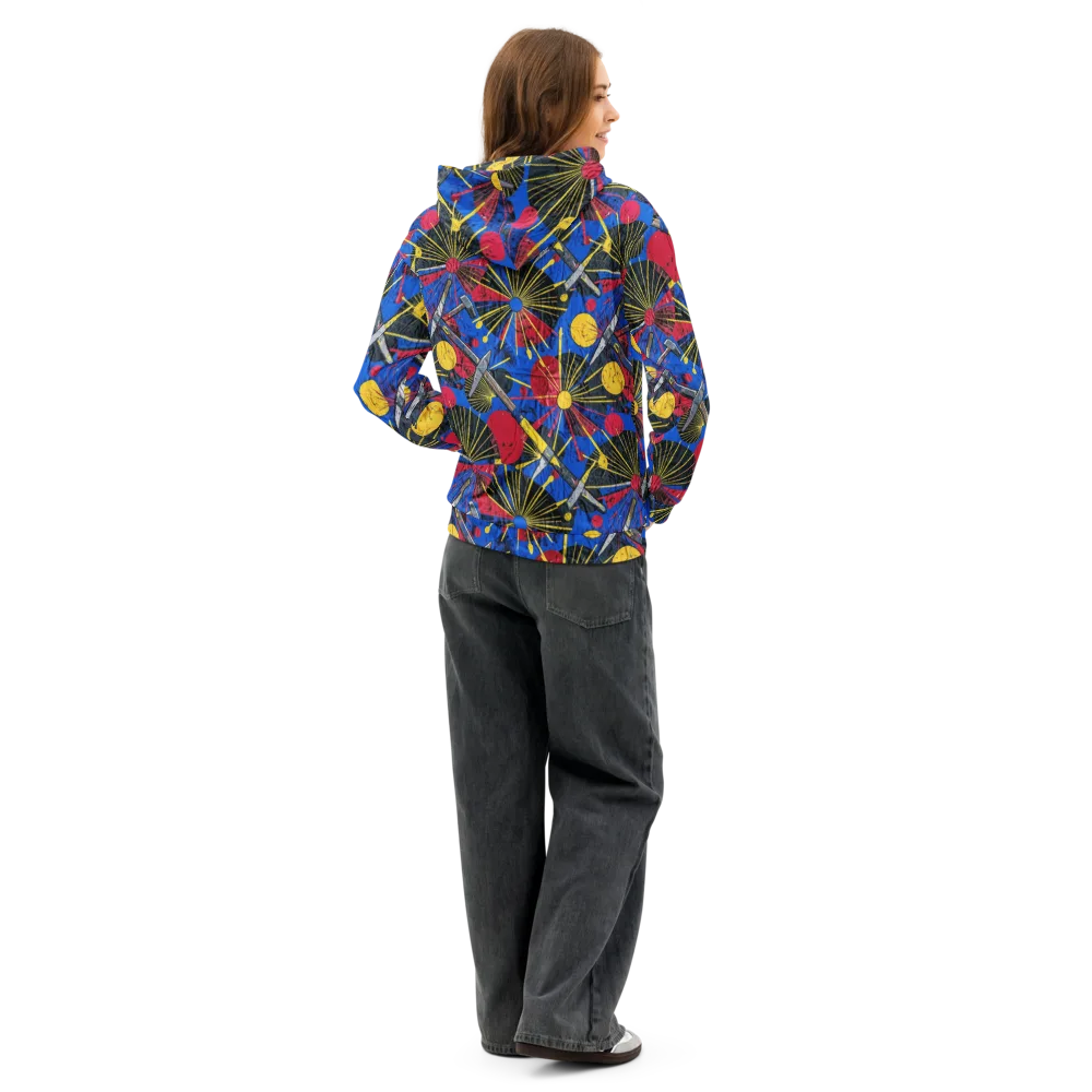 Strata Spark on Cotton Hoodie — Back