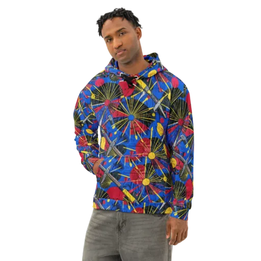 Strata Spark on a Cotton Hoodie