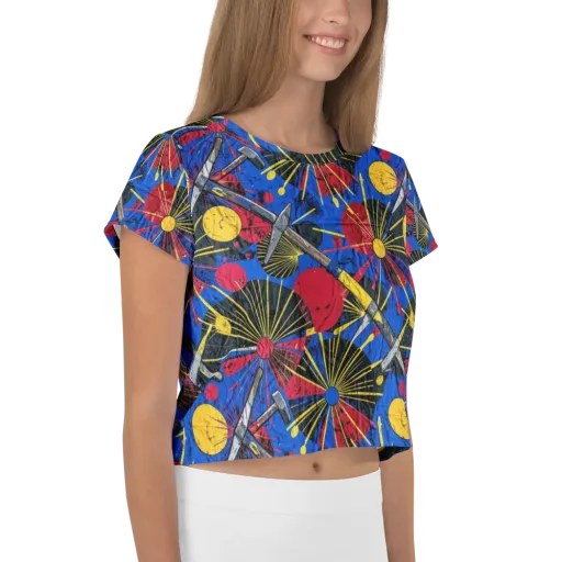 Strata Spark on a Crop Tee