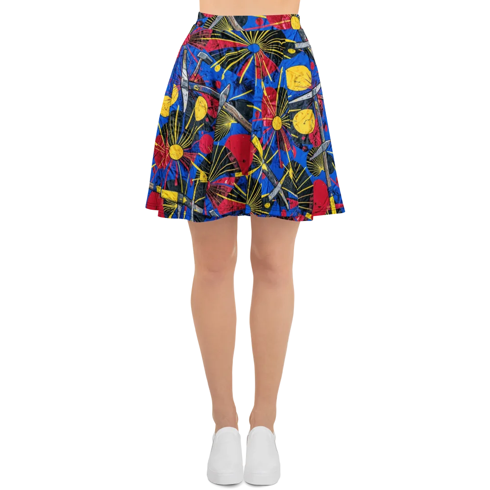 Strata Spark on Skater Skirt — Front