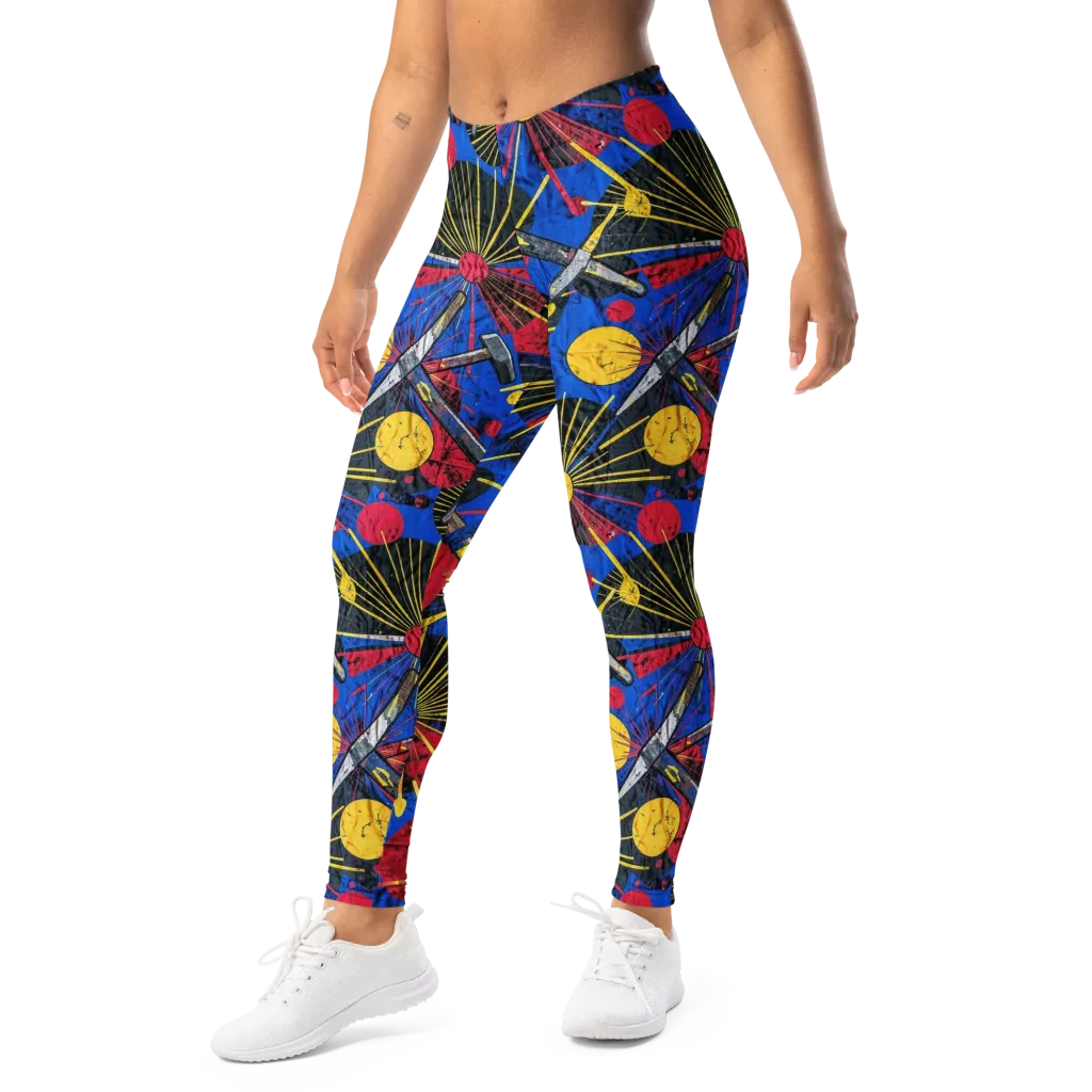 Strata Spark on Leggings — Left Front