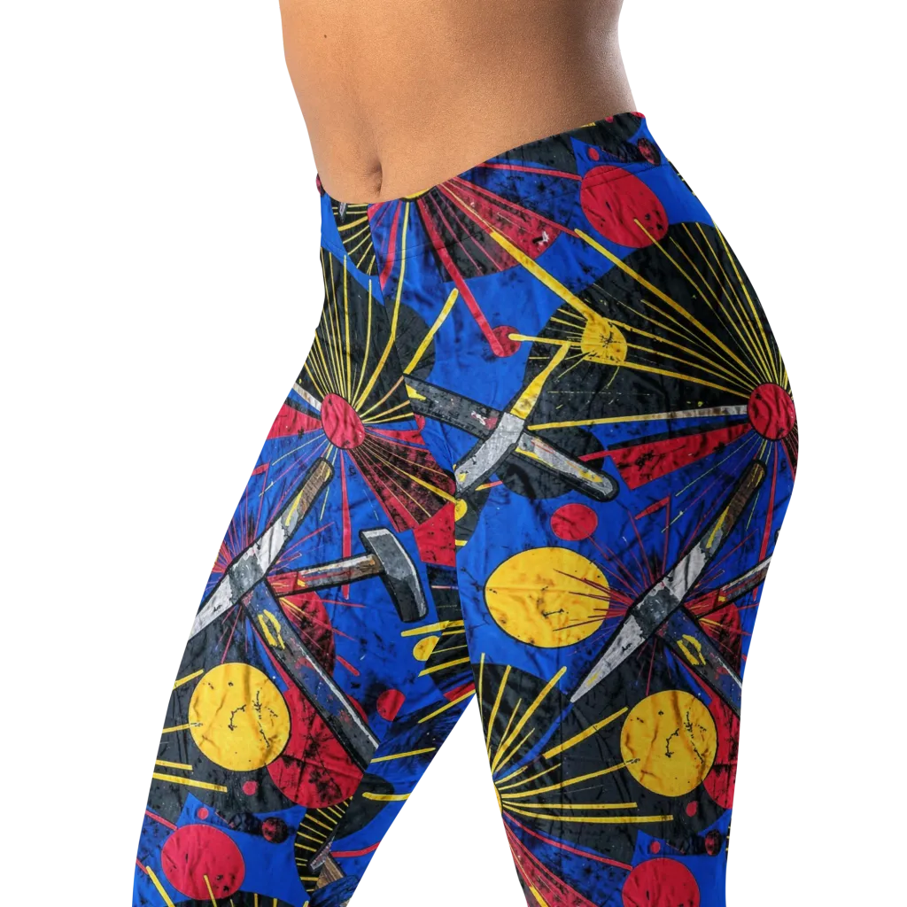 Strata Spark on Leggings — Left Front
