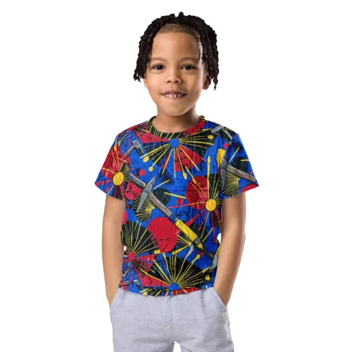 Strata Spark on a Kids Crew Neck T-Shirt