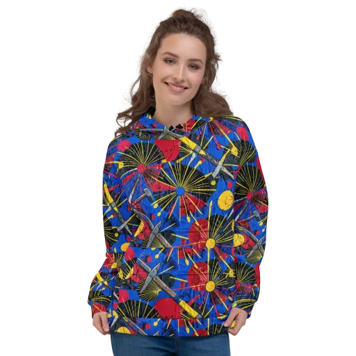 Strata Spark on a Hoodie