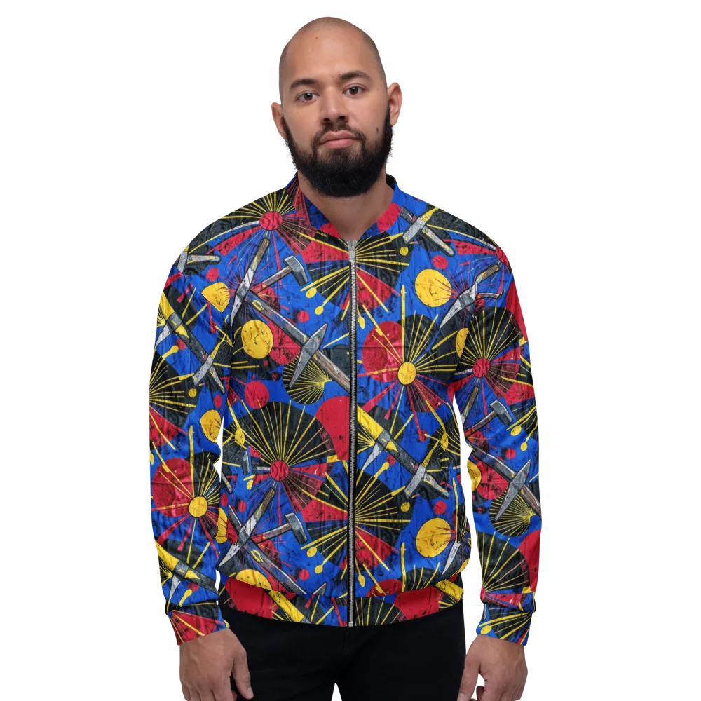 Strata Spark on Bomber Jacket — Front