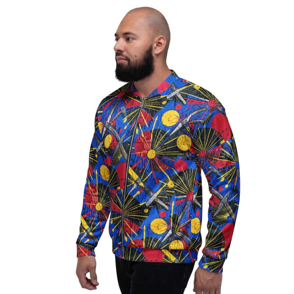 Strata Spark on Bomber Jacket — Left