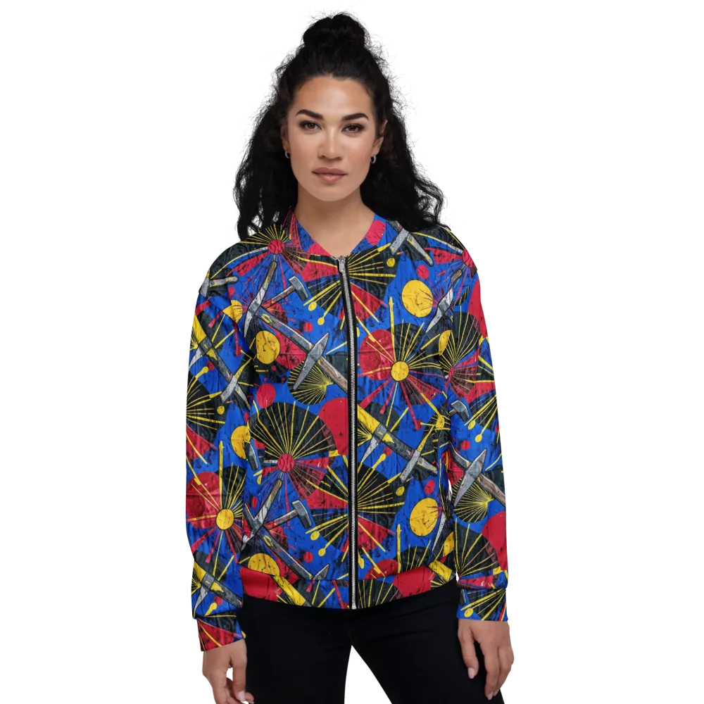 Strata Spark on Bomber Jacket — Front