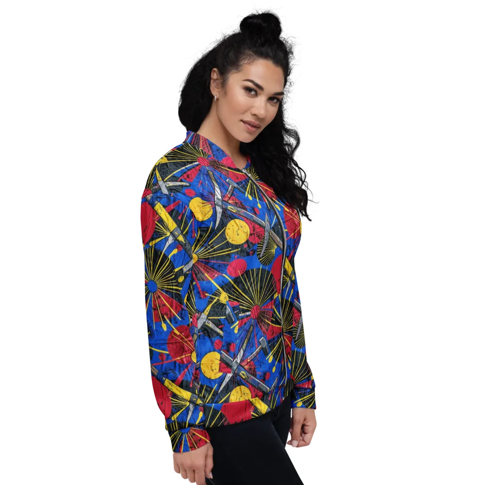Strata Spark on Bomber Jacket — Right