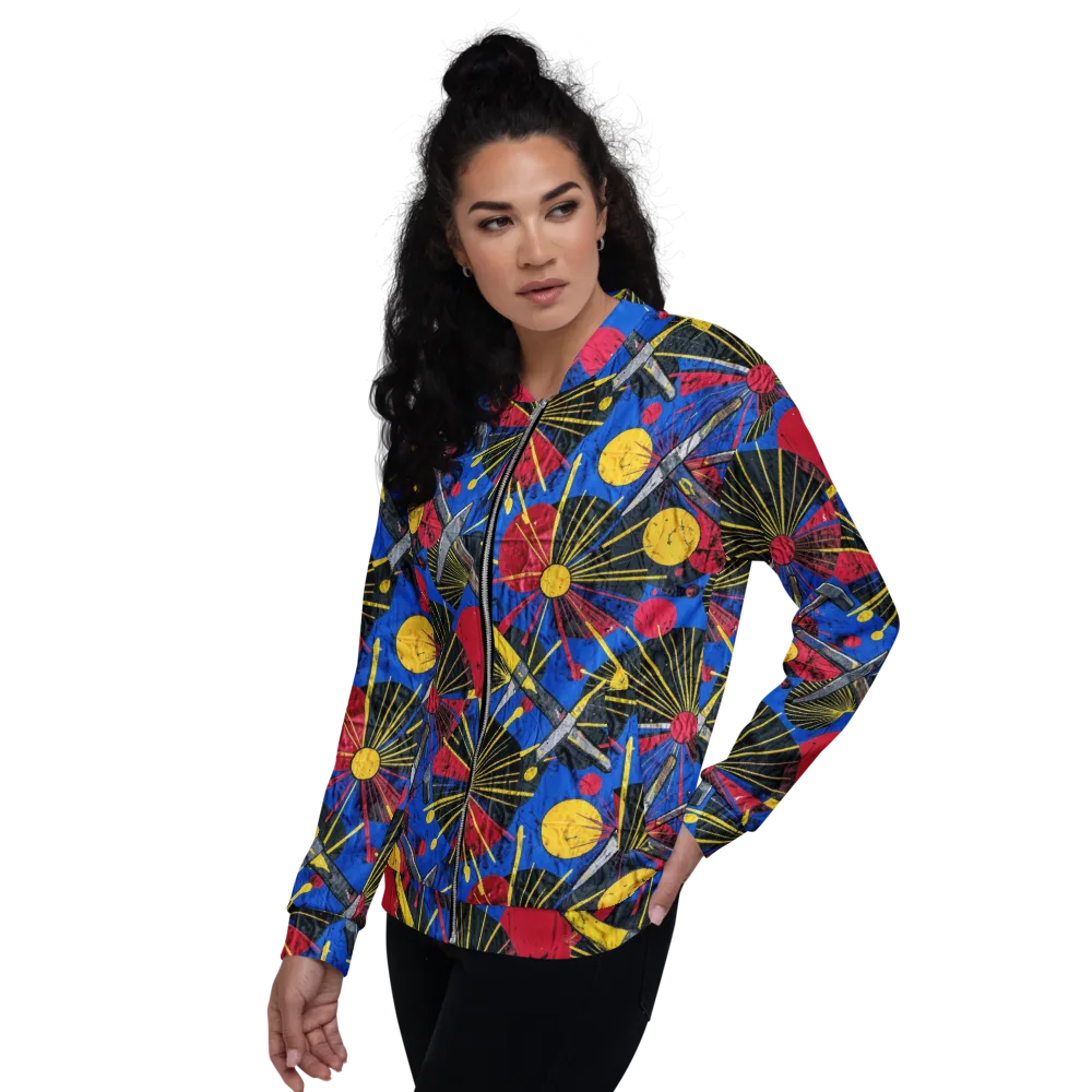 Strata Spark on Bomber Jacket — Left