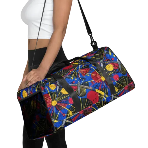 Strata Spark on a Duffle Bag