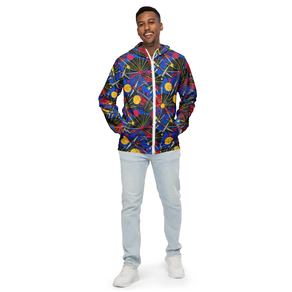Strata Spark on Men's Windbreaker — Front