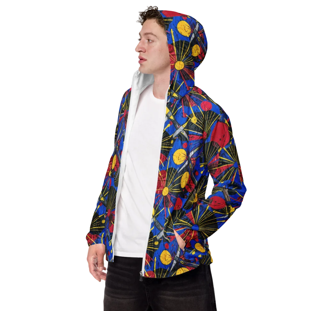 Strata Spark on Men's Windbreaker — Left Front