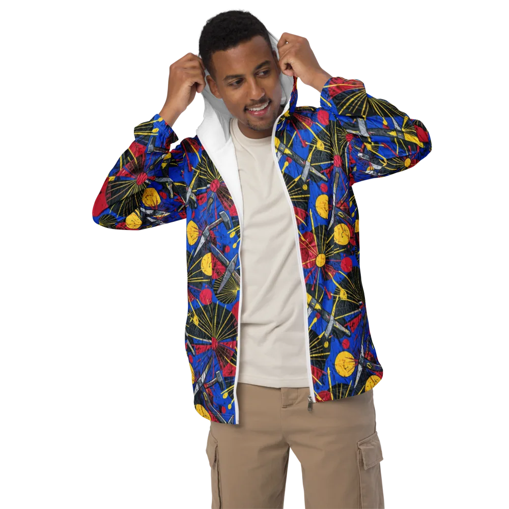 Strata Spark on Men's Windbreaker — Front