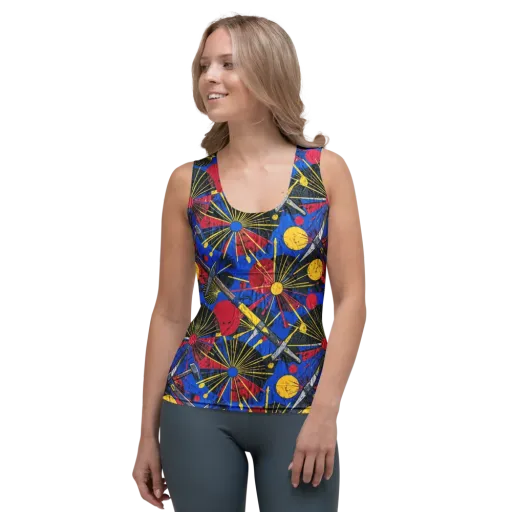 Strata Spark on a Women's Tank Top