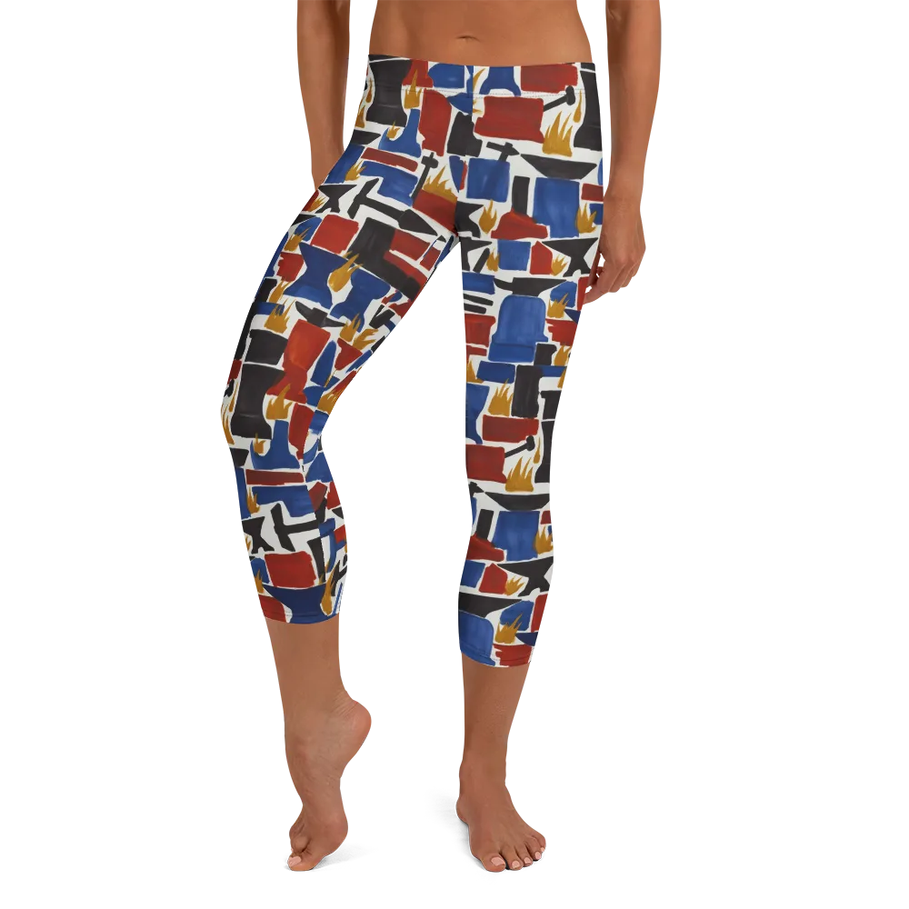 Forge Fête on Capri Leggings — Front