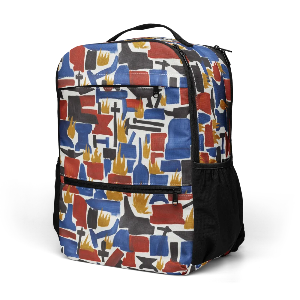 Forge Fête on Utility Backpack — Left Front
