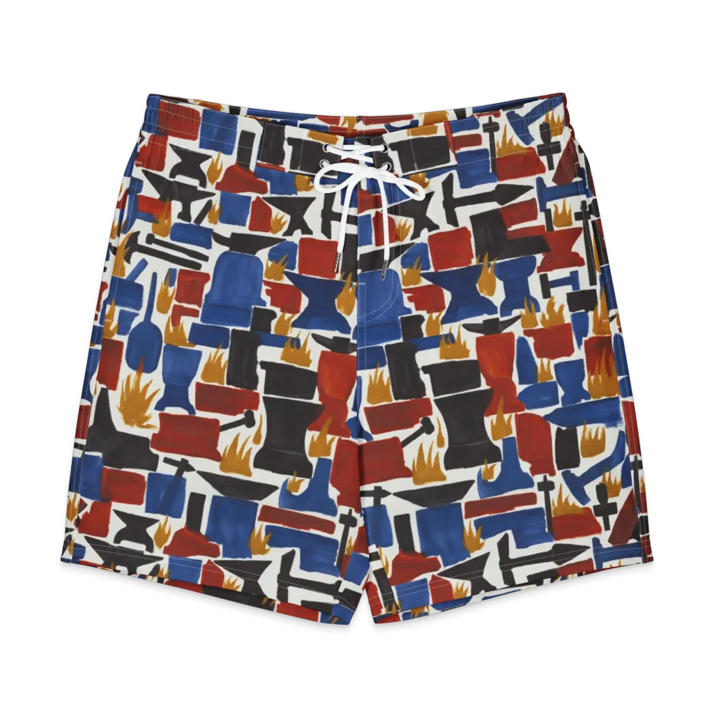 Forge Fête on Men's Board Shorts — Front